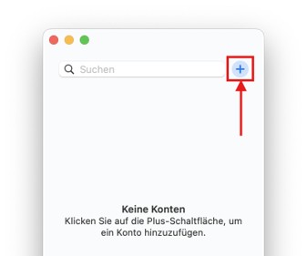 Konto hinzufügen