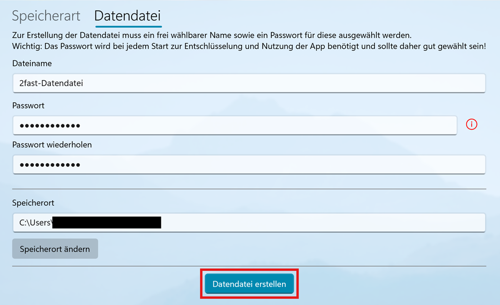 Datei erstellen